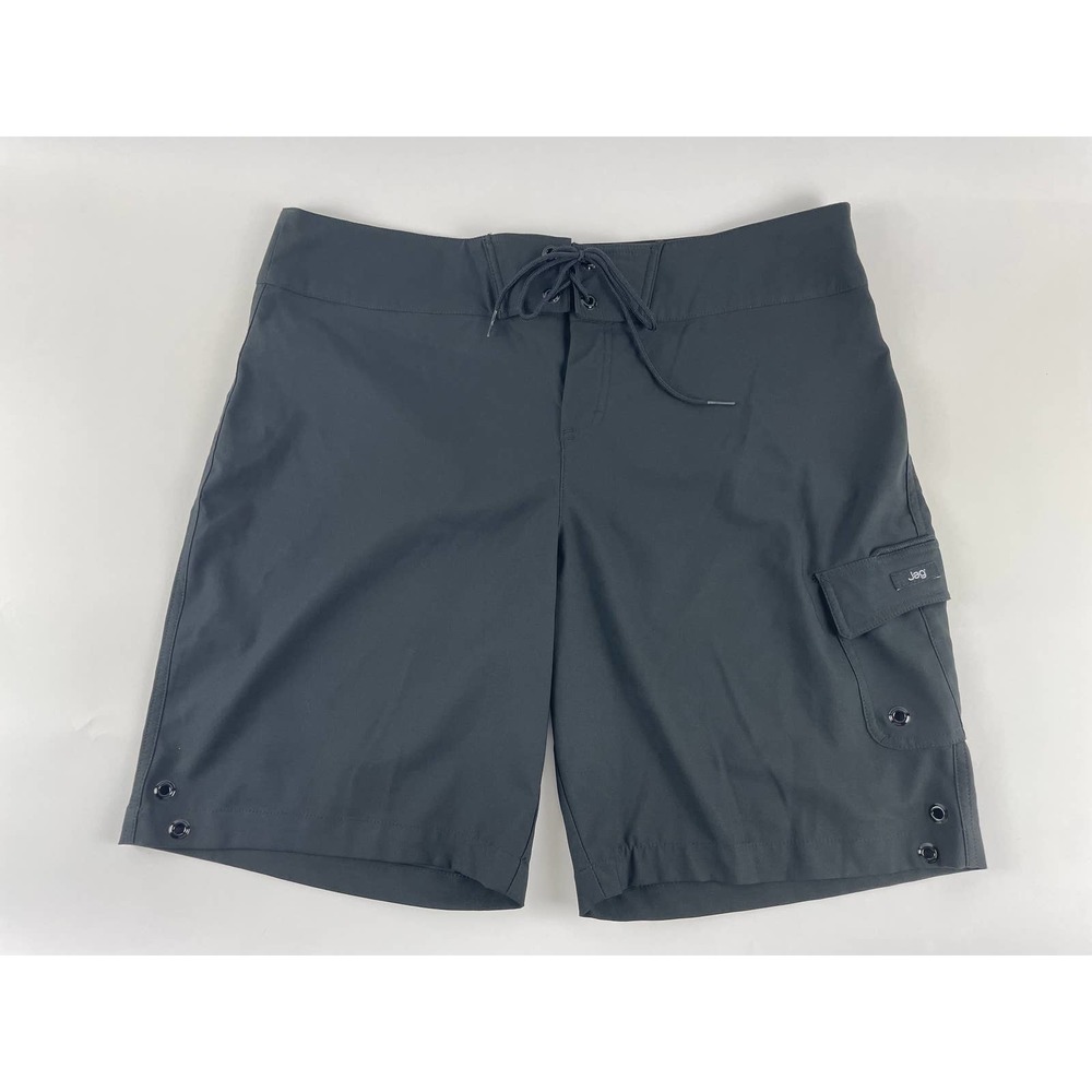 JAG Women's Black Drawstring Board Shorts Swim Cover  Size XL (A34)